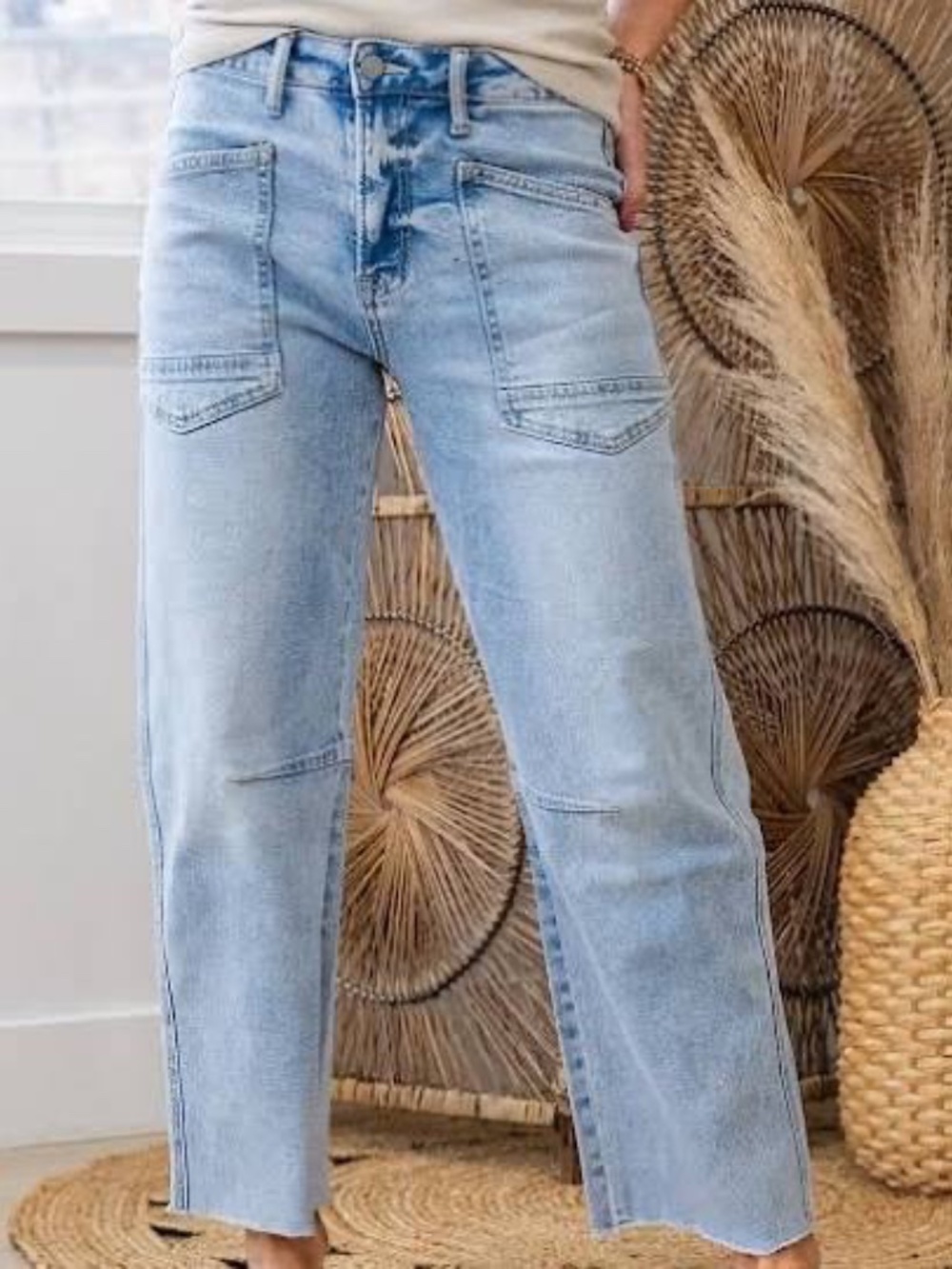 NWOT Vervet Barrel Denim Jeans (28) - Picture 1 of 10